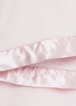 Little GiraffeChenille Solid Plush Baby Blanket w/ Satin Border