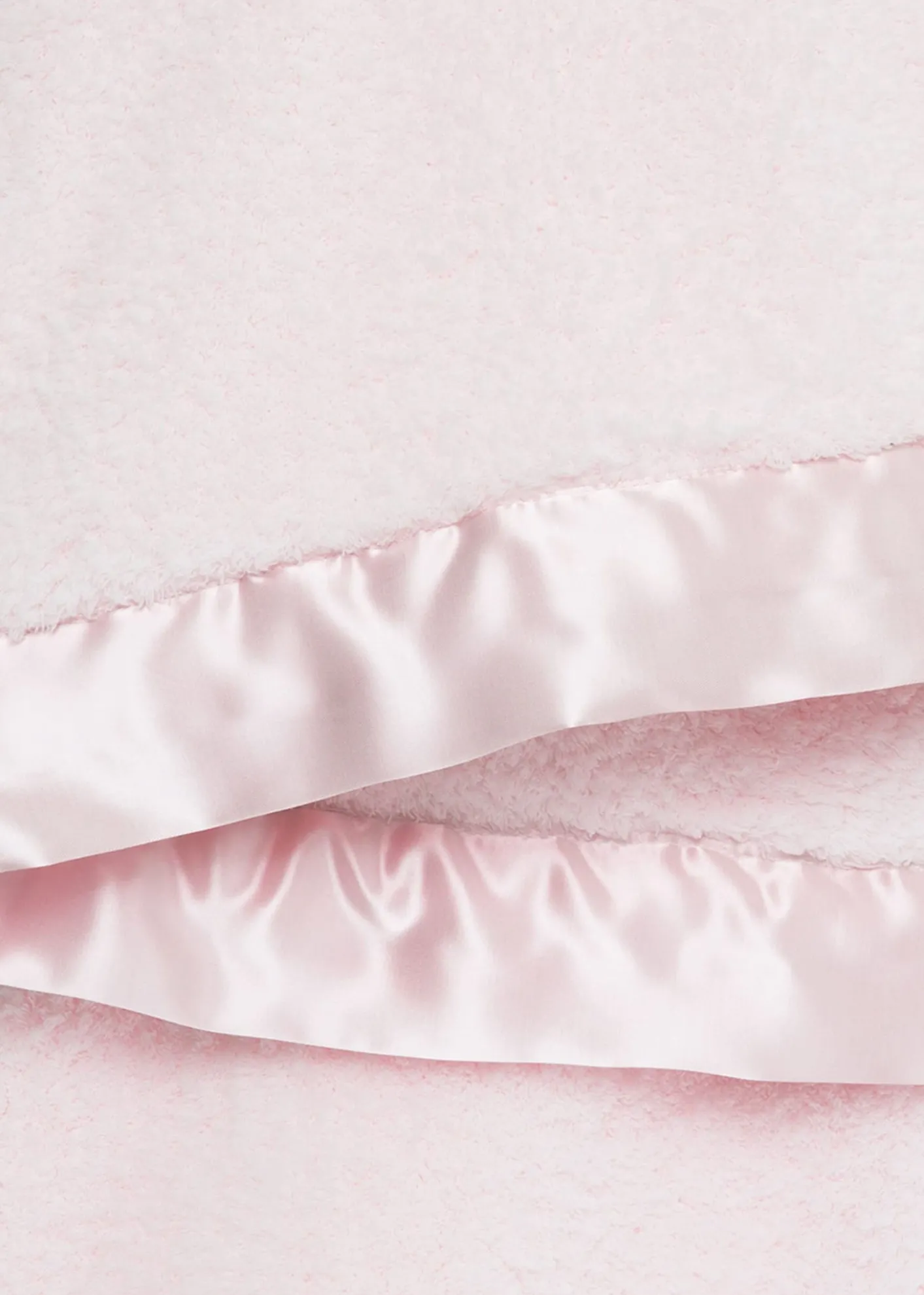 Little GiraffeChenille Solid Plush Baby Blanket w/ Satin Border