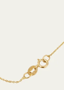 Lizzie Mandler Fine Jewelry18K Micro Crescent Links Bracelet with 1 Side Pave