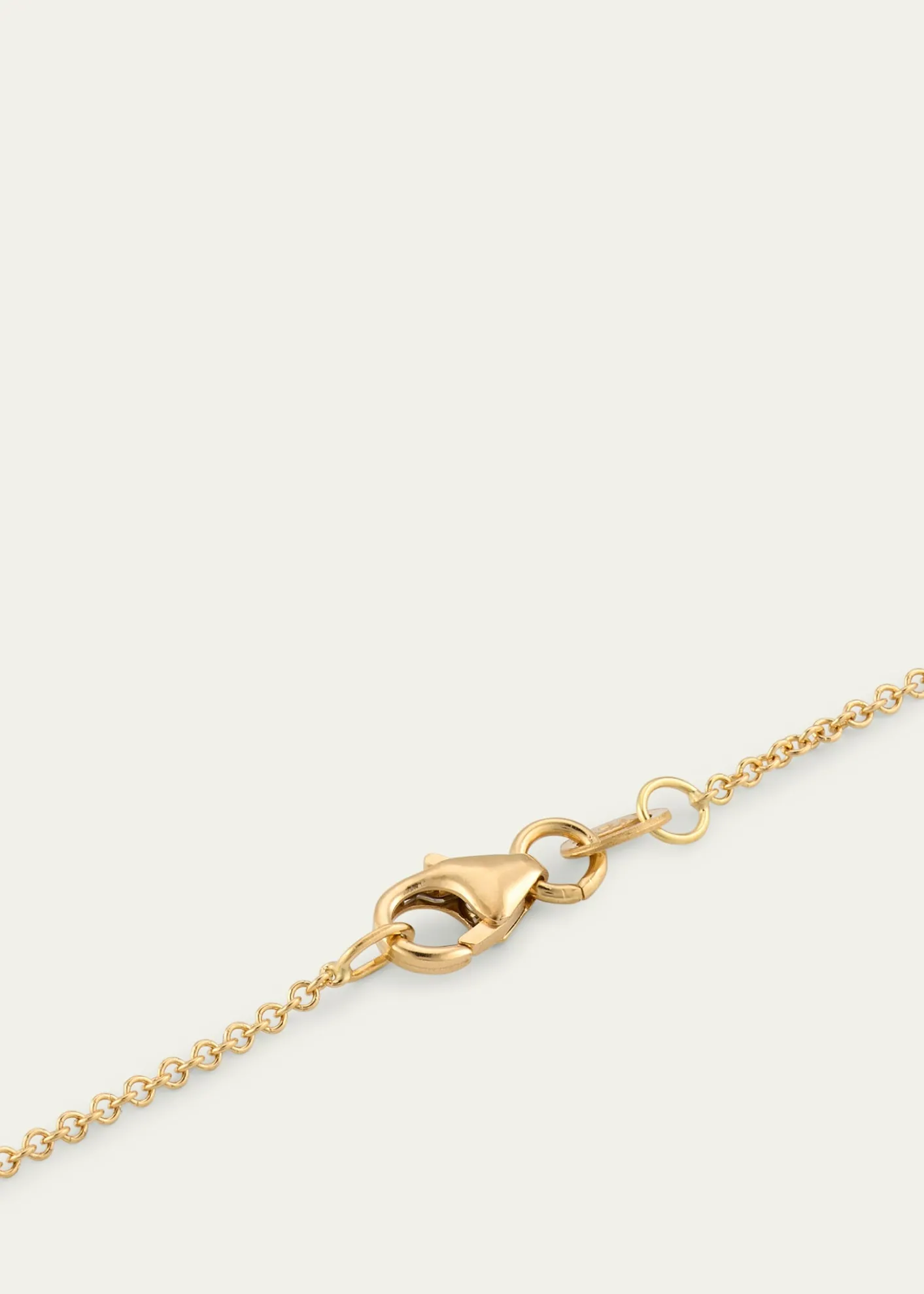 Lizzie Mandler Fine Jewelry18K Yellow Gold Cable Chain Necklace with Pave Diamond Liquid Gold Slider