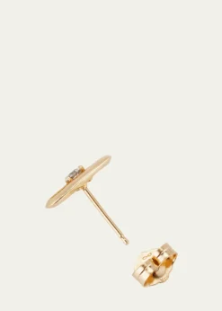 Lizzie Mandler Fine Jewelry18K Yellow Gold Prong-Set Diamond Link Stud Single Earring