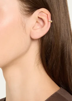 Lizzie Mandler Fine JewelryOne-Sided Crescent Ear Cuff with Diamonds