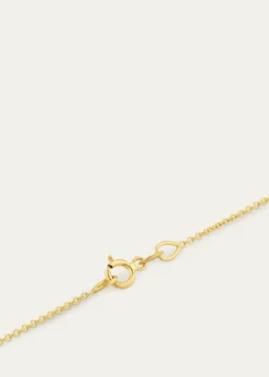 Lizzie Mandler Fine JewelryYellow Gold Mini Anchor Carre Diamond Necklace