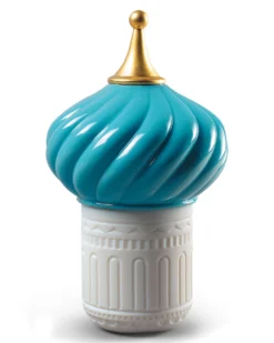 LladroTurquoise Spire 1001 Lights Candle