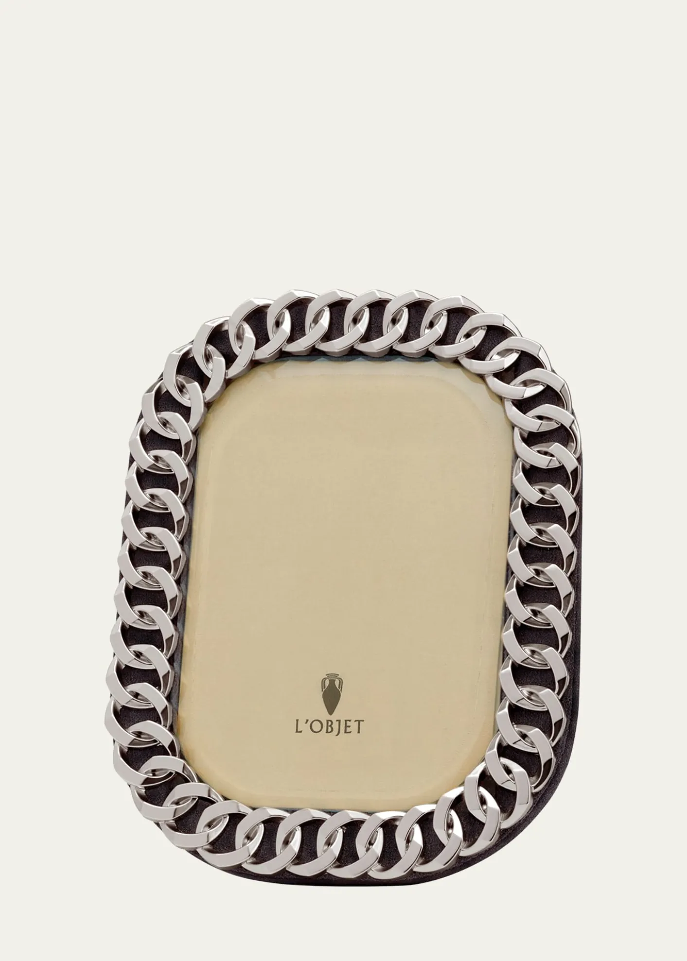 L'ObjetCuban Link Picture Frame, 4" x 6"