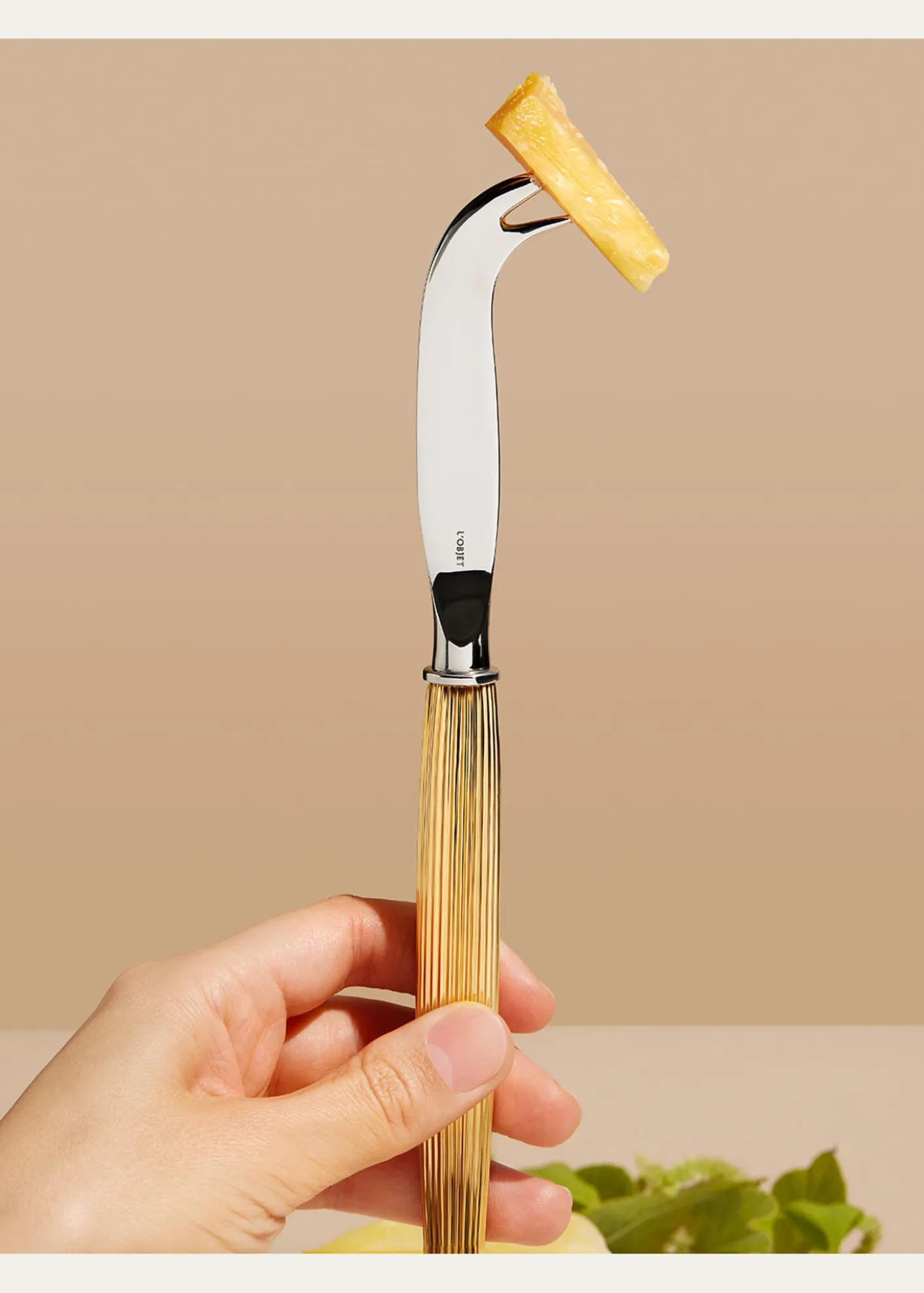 L'ObjetDeco Leaves Cheese Serving Set