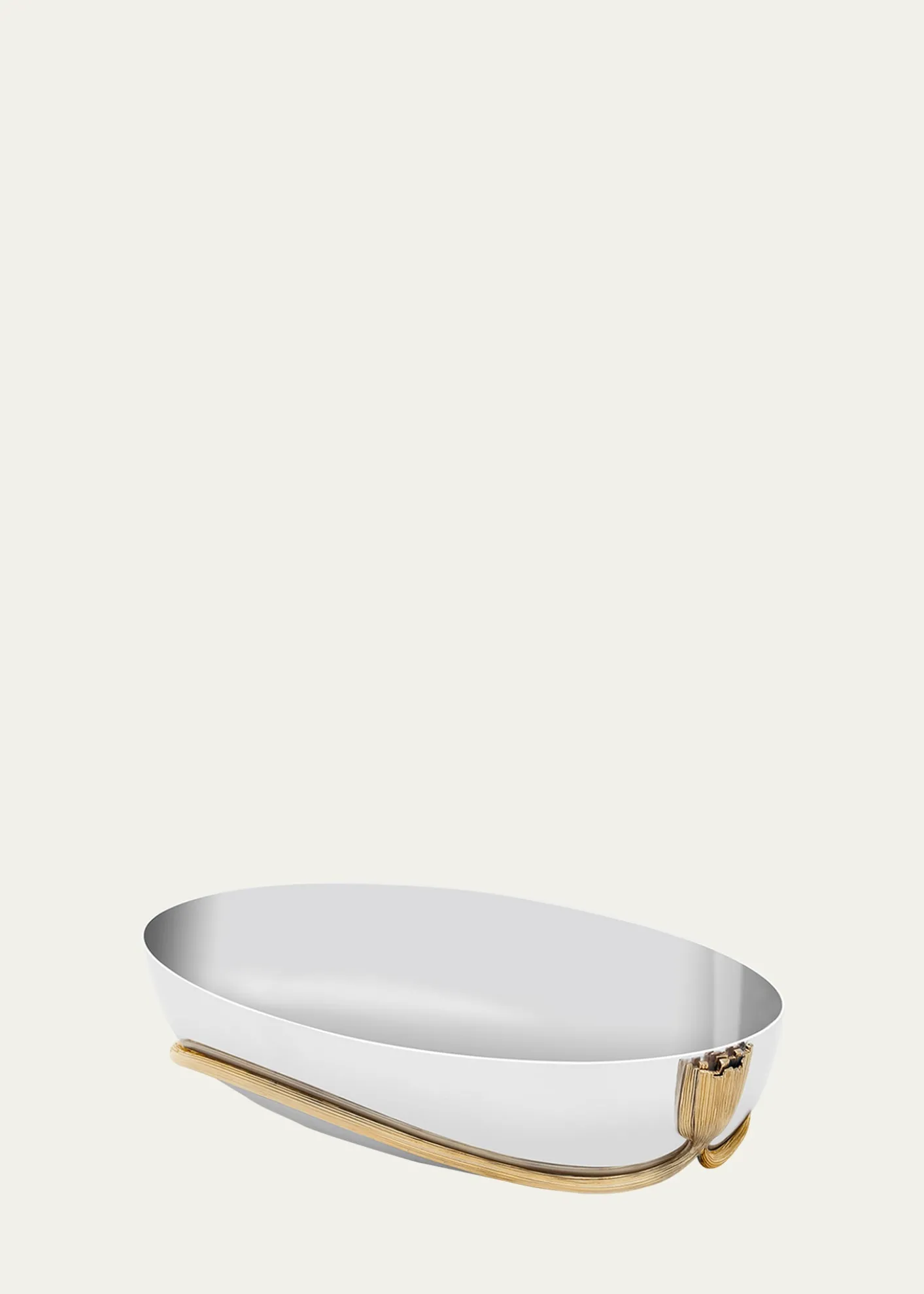 L'ObjetDeco Leaves Large Serving Boat