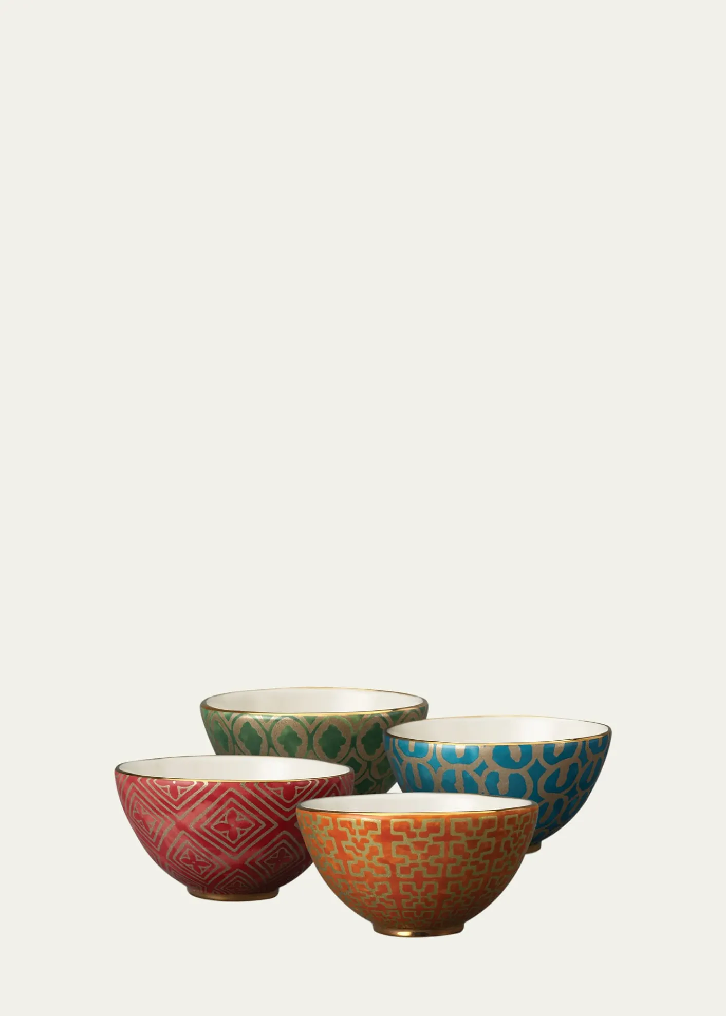 L'ObjetFortuny Assorted Cereal Bowls, Set of 4