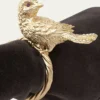 L'ObjetFour "Gold Bird" Napkin Rings