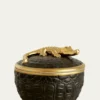 L'ObjetGold Crocodile Candle