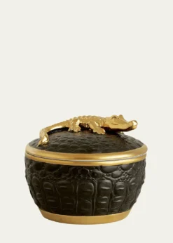 L'ObjetGold Crocodile Candle