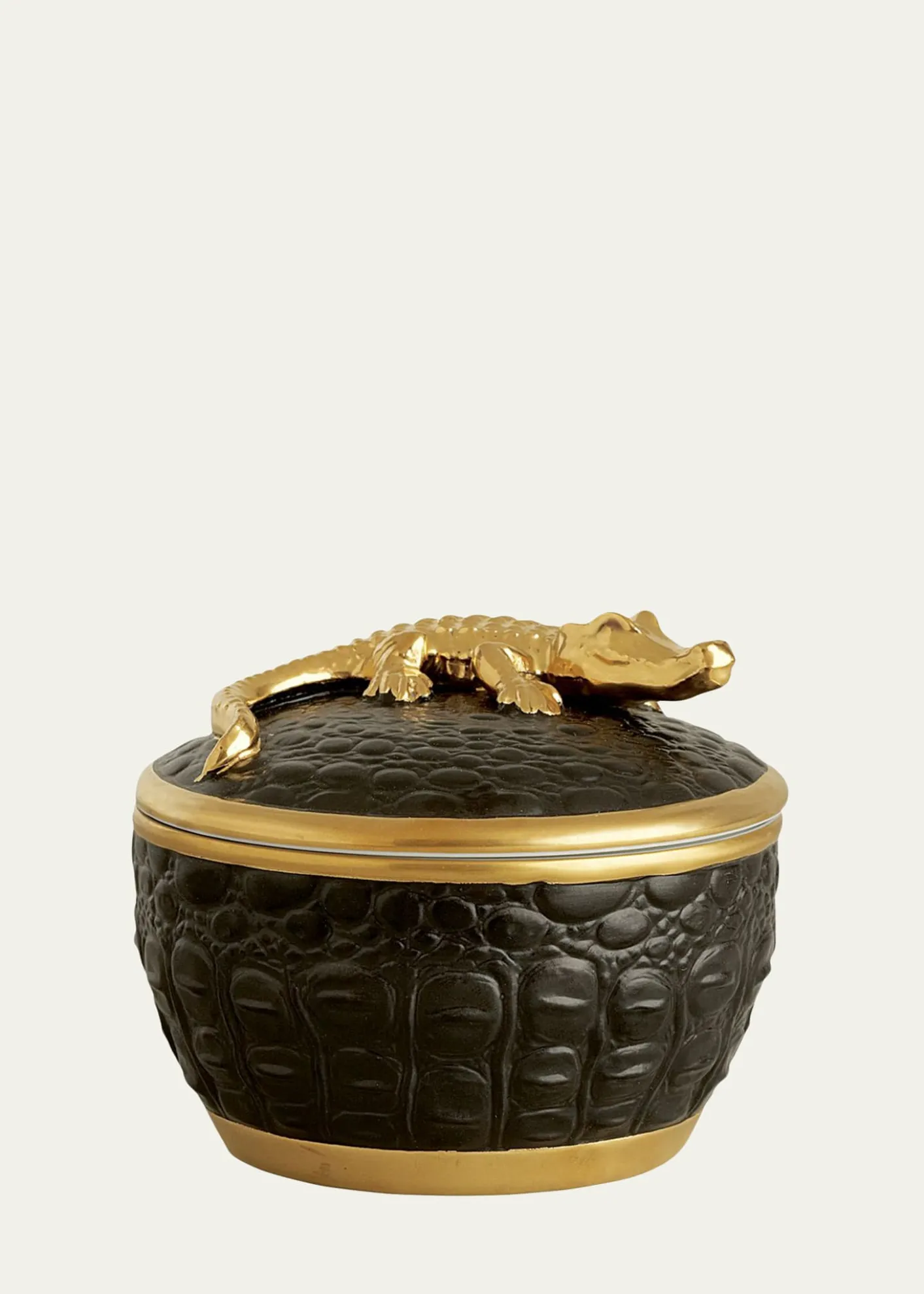 L'ObjetGold Crocodile Candle