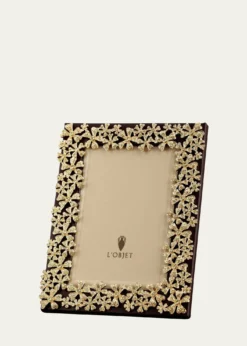 L'ObjetGold Garland 5" x 7" Picture Frame