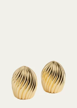 L'ObjetGold-Tone Ripple Spice Jewels Set of 2