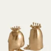 L'ObjetHaas King & Queen Candlesticks, Set of 2