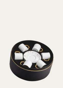 L'ObjetHaas Mojave Espresso Cups & Saucers (Set Of 6)