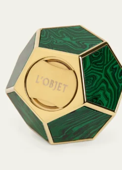 L'ObjetMalachite Pentagon Spice Jewels, Set of 2