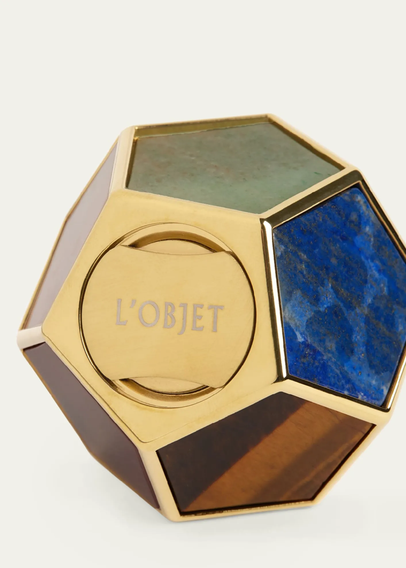 L'ObjetMulti-Stone Pentagon Spice Jewels, Set of 2