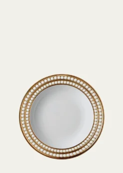 L'ObjetPerlee Gold Soup Plate