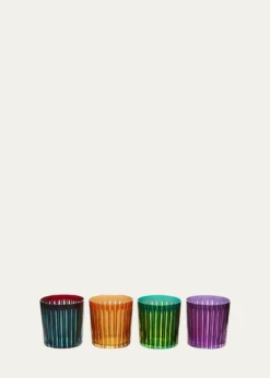 L'ObjetPrism Double Old Fashioned Glasses, Set of 4