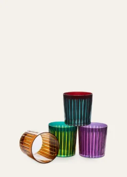 L'ObjetPrism Double Old Fashioned Glasses, Set of 4