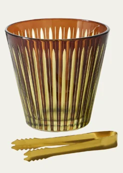 L'ObjetPrism Glass Ice Bucket with Tongs