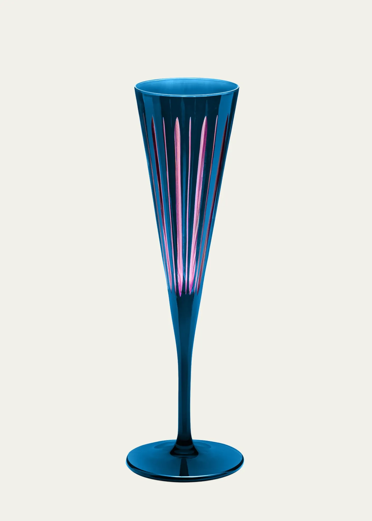 L'ObjetPrism 6 oz. Champagne Flutes, Set of 4