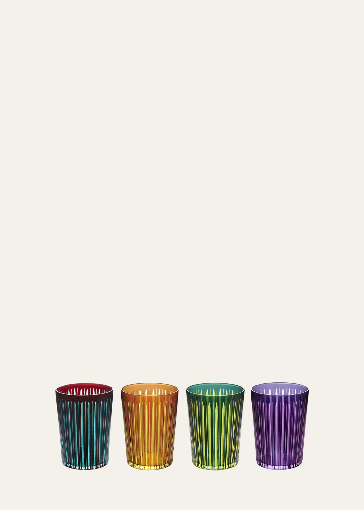 L'ObjetPrism 17 oz. Highball Glasses, Set of 4