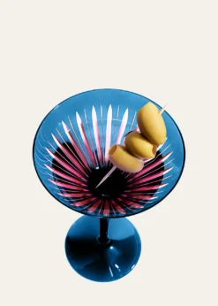 L'ObjetPrism 8 oz. Martini Glasses, Set of 4