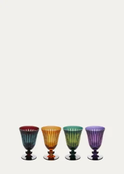 L'ObjetPrism 9 oz. Wine Glasses, Set of 4