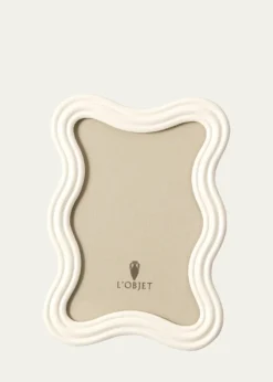 L'ObjetRipple Enamel Photo Frame, 4" x 6"