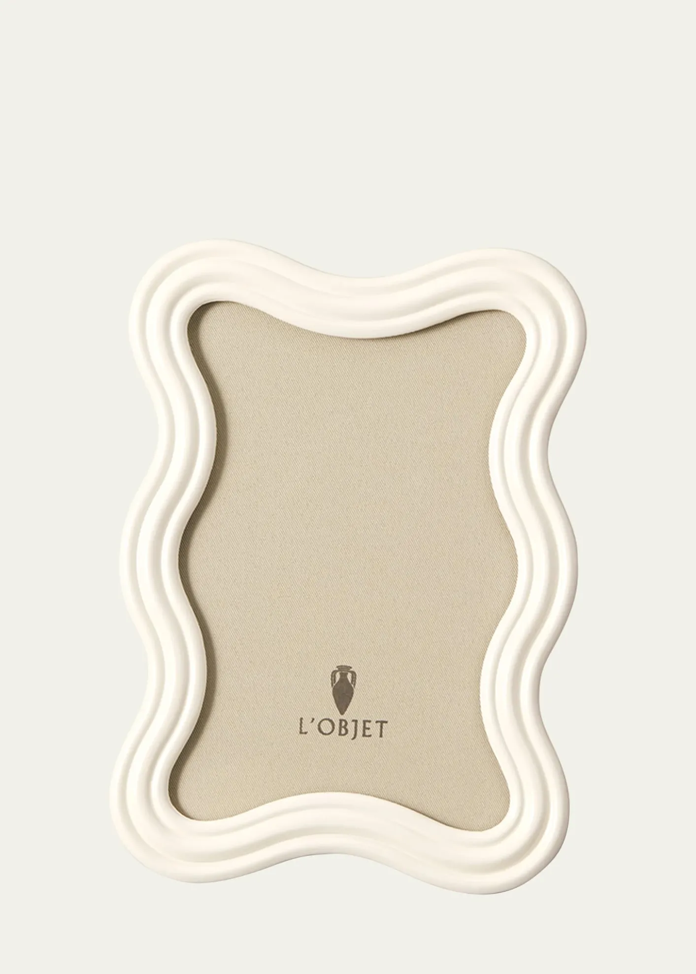 L'ObjetRipple Enamel Photo Frame, 4" x 6"