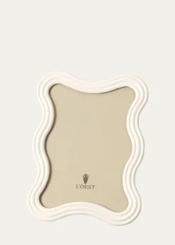 L'ObjetRipple Enamel Photo Frame, 5" x 7"