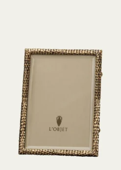 L'ObjetScales 24k Gold-Plated Picture Frame, 4" x 6"