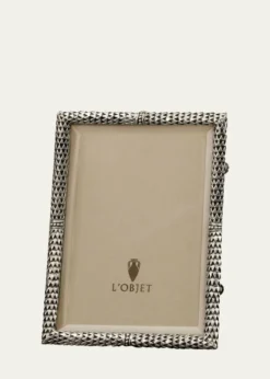 L'ObjetScales Platinum-Plated Picture Frame, 8x10"