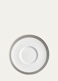 L'ObjetSoie Tressee Platinum Saucer