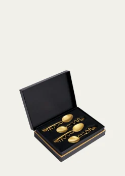 L'ObjetSpirale Cocktail Spoons, Set of 4