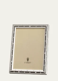 L'ObjetStars Platinum Picture Frame, 4" x 6"