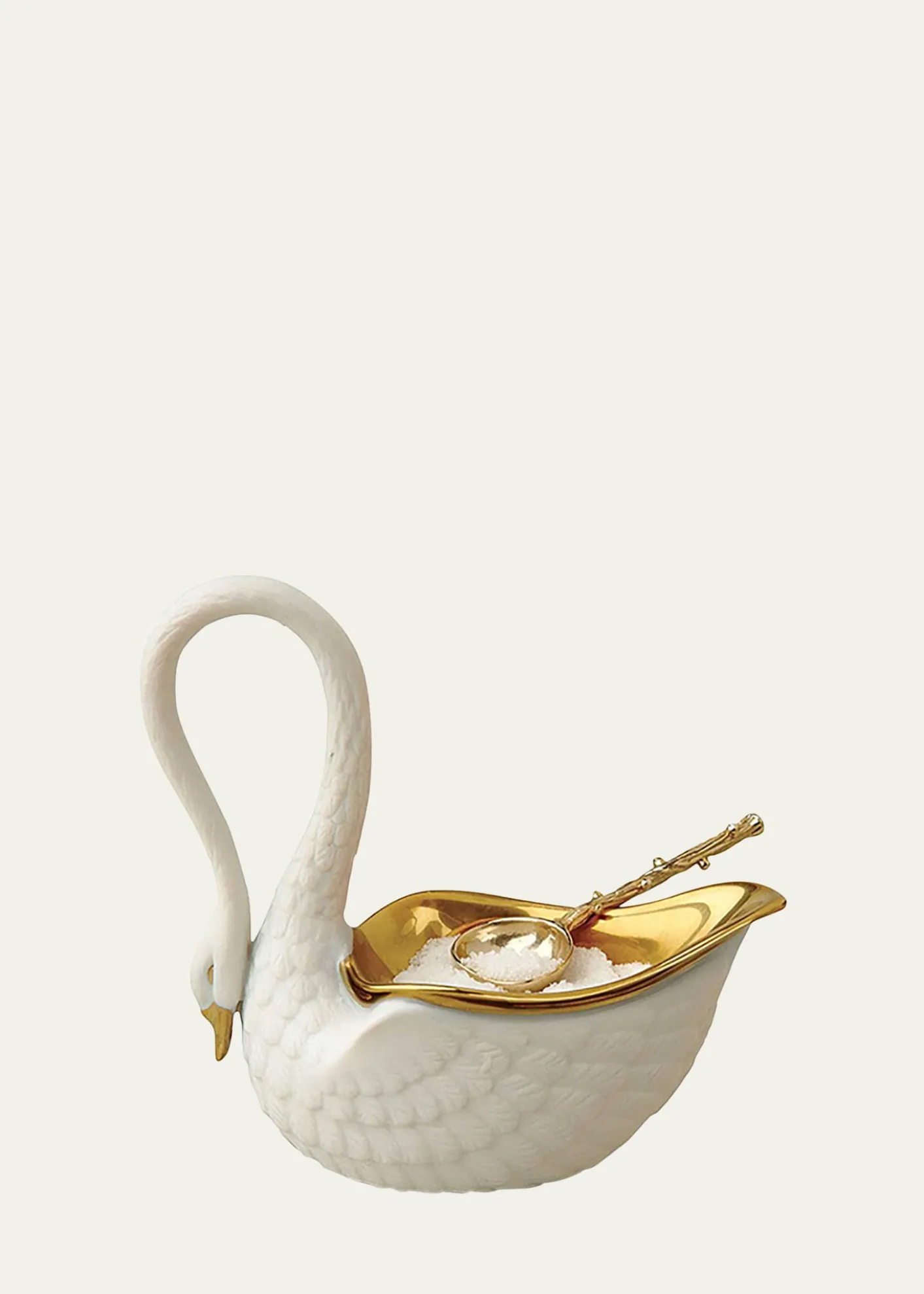 L'ObjetWhite Swan Salt Cellar