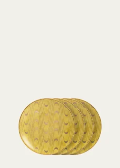 L'Objetx Fortuny Apollo Canape Plates, Set of 4
