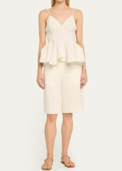 Loeffler RandallLara Strappy Leather Dome Sandals