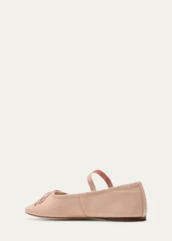Loeffler RandallLeonie Lambskin Bow Ballerina Flats