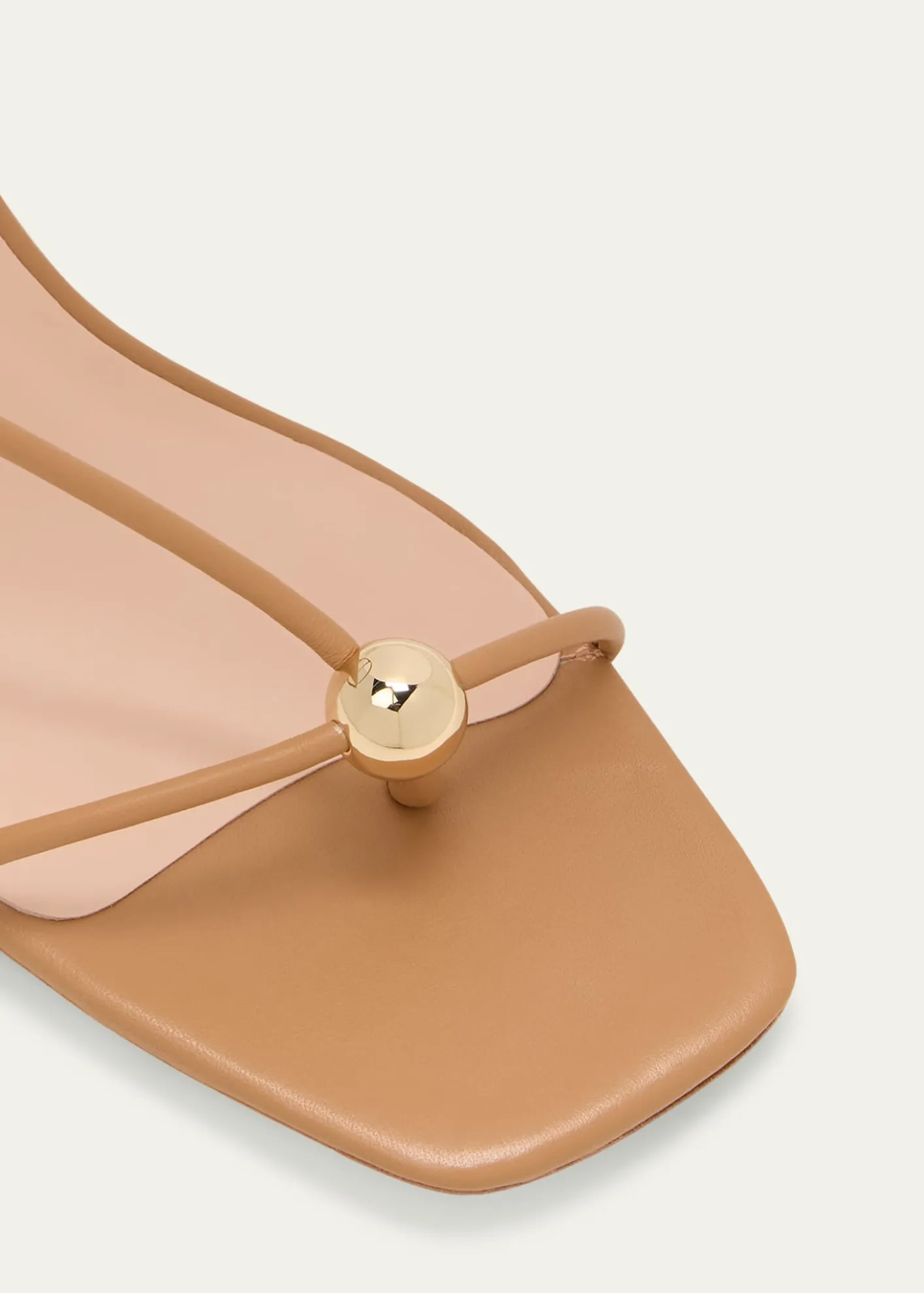 Loeffler RandallTriana Strappy Leather Dome Sandals