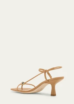 Loeffler RandallTriana Strappy Leather Dome Sandals