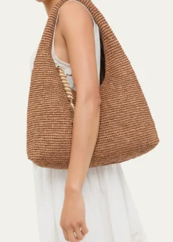 Loeffler RandallWillow Woven Raffia Hobo Bag