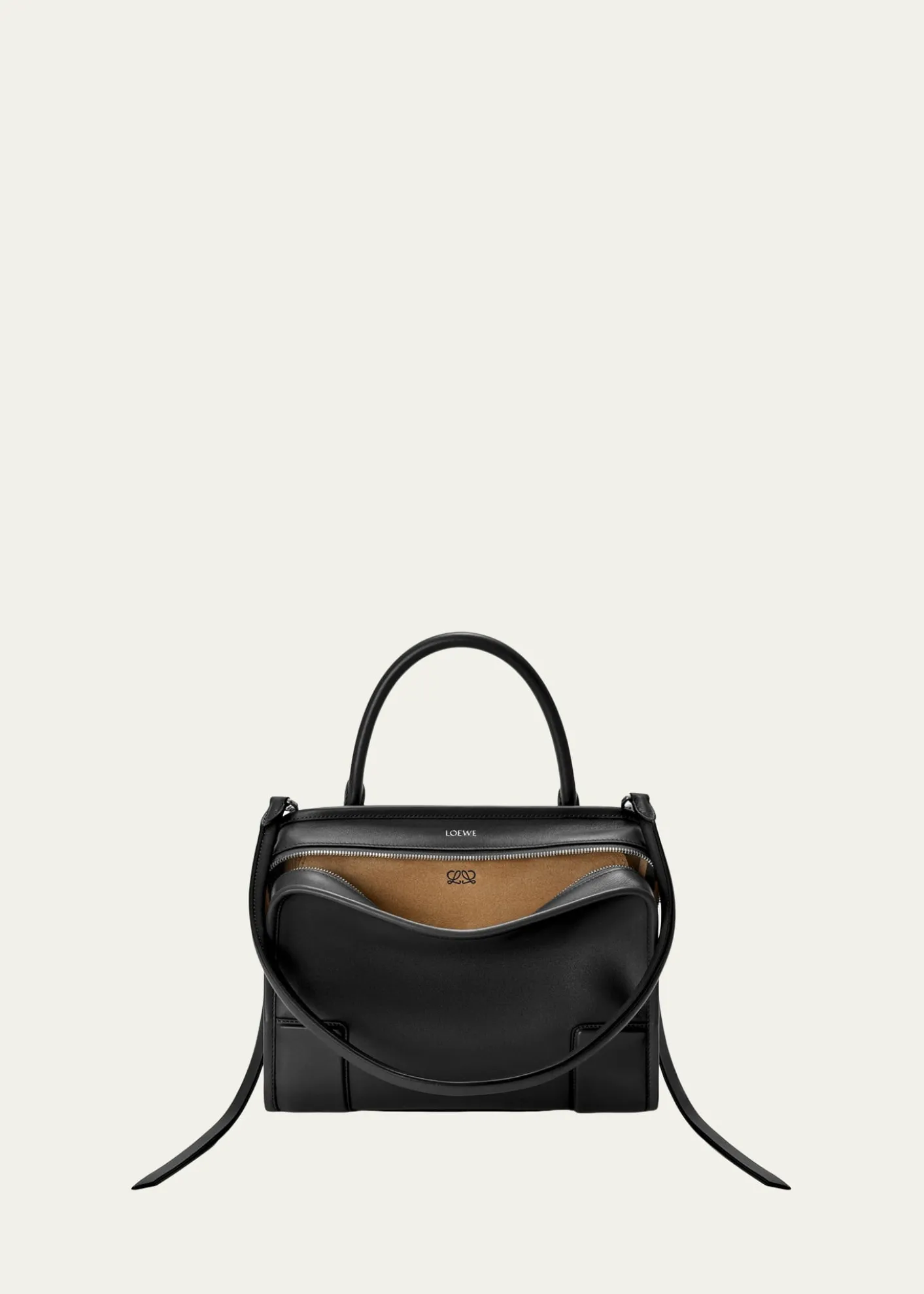 LoeweAmazona 180 Medium Leather Top-Handle Bag