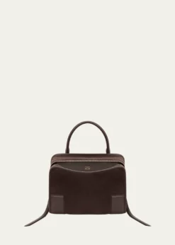 LoeweAmazona 180 Medium Top-Handle Bag in Suede