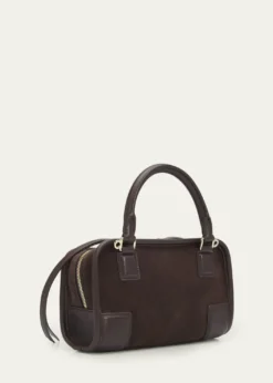 LoeweAmazona 180 Mini Suede Top-Handle Bag
