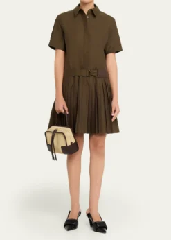 LoeweAmazona 180 Top-Handle Bag in Suede & Leather