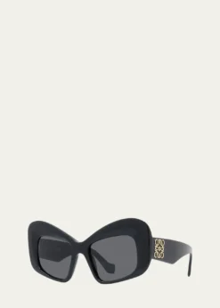 LoeweAnagram Acetate Butterfly Sunglasses